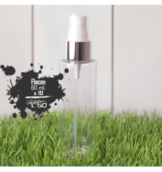 Flacon spray 60mL - lot de 10